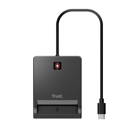 Кардридер Trust Primo Smartcard Reader, USB-C, чорний - фото 5