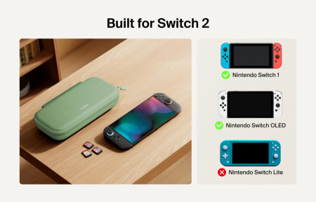 Чохол Belkin із акумулятором 10000мА·год для Nintendo Switch 2, Sage - фото 4