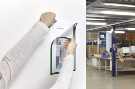 Рамки магнітні A4 зелені Magnetofix Frame Green Set - фото 3