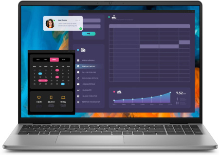 Dell Ноутбук Dell Vostro 5640 16" FHD+ AG, Intel 7 150U, 16GB, F512GB, UMA, Lin, сірий - фото 1