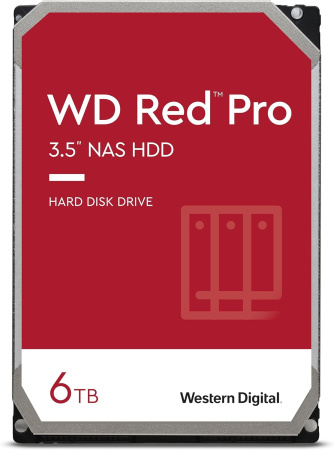 Жорсткий диск WD  6TB 3.5" 7200 256MB SATA Red Pro NAS - фото 1
