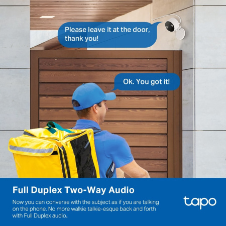IP-Камера TP-LINK Tapo C120 2K N300 microSD motion detection - фото 3