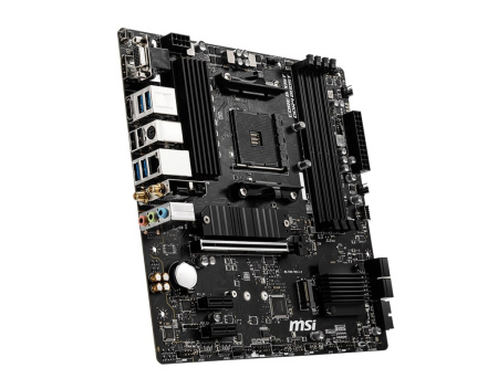 Материнcька плата MSI B550M PRO-VDH WIFI sAM4 B550 4xDDR4 M.2 HDMI D-Sub WiFi BT mATX - фото 2