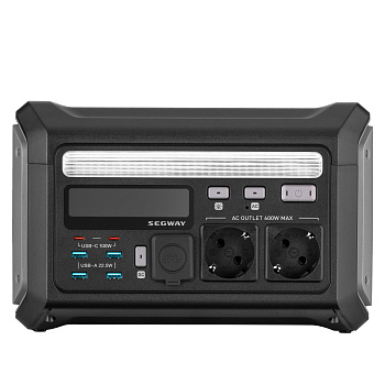 Портативна електростанція Segway LUMINA 500, 600 Вт (R-Drive 1200 Вт), 512 Вт/год, IPX3, BT, Interactive Ambient Light, швидка зарядка
