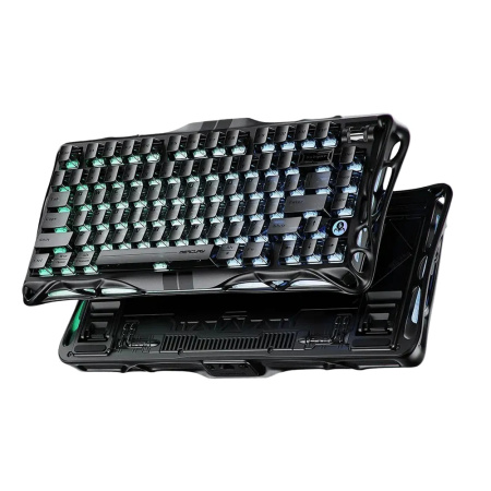 Клавіатура механічна GravaStar Mercury V75 80keys, Magnetic Jade Pro, 8K, USB-A, RGB, Stealth Black - фото 9 Клавіатура механічна GravaStar Mercury V75 80keys, Magnetic Jade Pro, 8K, USB-A, RGB, Stealth Black - фото 9