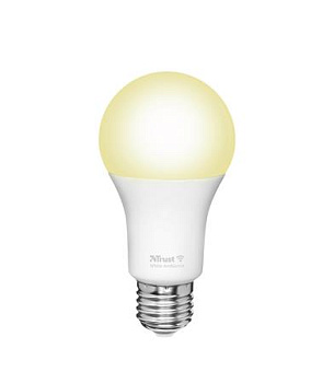 Trust Лампа розумна E27 470 Lumen, 1800-6500k, білий