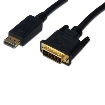 Digitus Кабель DisplayPort > DVI-D (M/M), 2м, чорний - фото 1