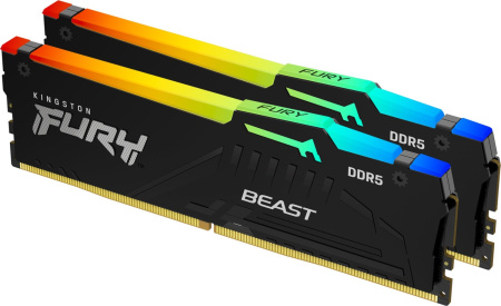 Kingston Пам'ять ПК DDR5 16GB 5600 FURY Beast RGB - фото 25