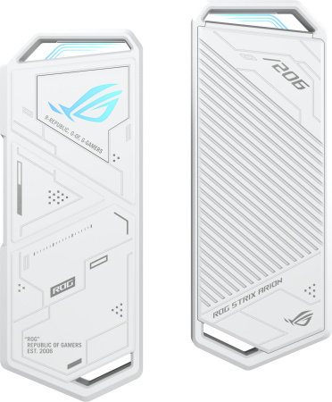 Портативний корпус ASUS для SSD ROG STRIX ARION ESD-S1C/WHT/G/AS PCIe NVMe M.2 2230/2242/2260/2280 USB Type-C 3.2 Gen 2x1 білий - фото 3