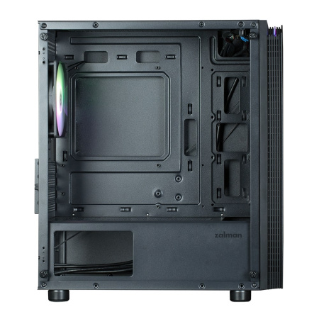 Zalman Корпус T4 Plus без БЖ, 2xUSB3.0, 1xUSB2.0, 1x120мм ARGB, VGA 3200мм, mATX, чорний - фото 5