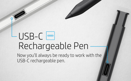 Стилус HP Rechargeable MPP 2.0 Tilt Pen (Black) - фото 2