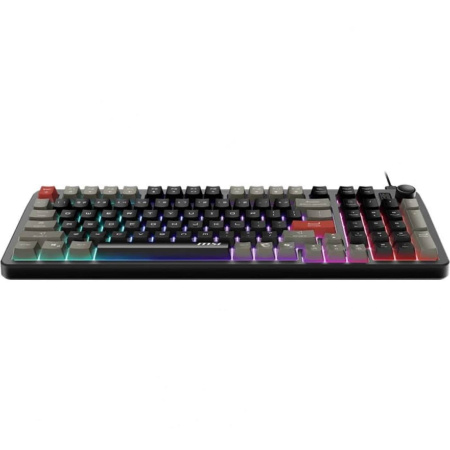 Клавіатура мембранна MSI FORGE GK110 UA 98key, USB-A, EN/UKR/RU, LED, чорний - фото 7