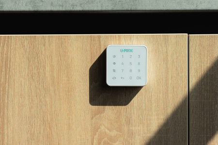 Бездротова сенсорна клавіатура U-Prox Keypad G1 White, 1 група, бездротовий, білий - фото 19