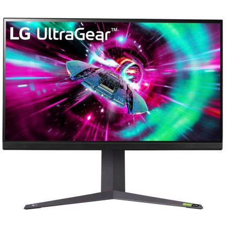 Монітор LG 31.5" 32GR93U-B 2xHDMI, DP, USB, Audio, IPS, 3840x2160, 144Hz, 1ms, DCI-P3 95%, G-SYNC, FreeSync, Pivot, HDR400 - фото 2