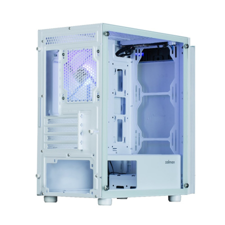 Zalman КорпусT4 Plus без БЖ, 2xUSB3.0, 1xUSB2.0, 1x120мм ARGB, VGA 3200мм, TG Side Panel, mATX, білий - фото 14 Zalman КорпусT4 Plus без БЖ, 2xUSB3.0, 1xUSB2.0, 1x120мм ARGB, VGA 3200мм, TG Side Panel, mATX, білий - фото 14