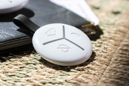Брелок U-Prox Keyfob White, 3 кнопки, бездротовий, білий - фото 21
