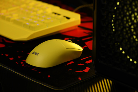 2E Gaming Миша MG355 WL, RGB, USB-A/WL, жовтий - фото 3