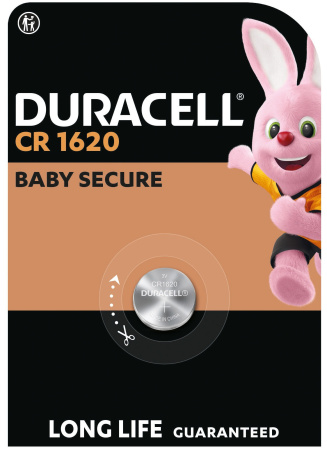 Спеціальна літієва батарейка типу «таблетка» Duracell 1620 3V, (CR1620), 1 шт. в упаковці
 - фото 1