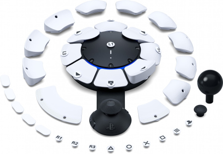 Геймпад PlayStation 5 Access Controller BT, White - фото 8