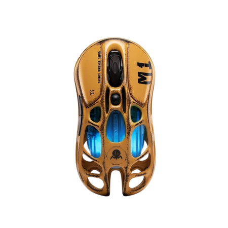 Миша GravaStar Mercury M1 Pro, magnesium alloy body, BT/WL/USB-A, RGB, Battle-Worn Yellow - фото 1