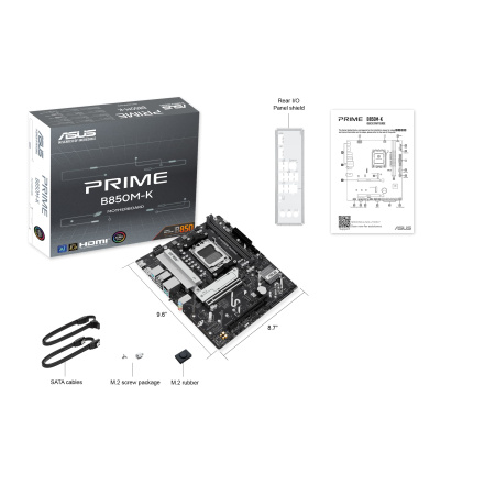ASUS Материнcька плата PRIME B850M-K - фото 2