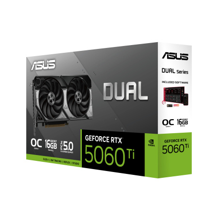 Відеокарта ASUS GeForce RTX 5060 TI 16GB GDDR7 OC DUAL-RTX5060TI-O16G - фото 9