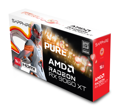 Відеокарта SAPPHIRE Radeon RX 9060 XT 16GB GDDR6 PURE GAMING OC білий - фото 8