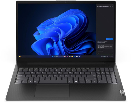 Ноутбук Lenovo V15-G5 15.6" FHD IPS AG, Intel i3-1315U, 8GB, F256GB, UMA, Win11P, чорний - фото 1