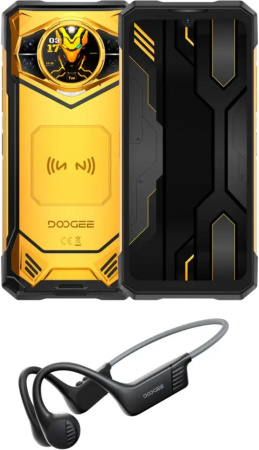 Смартфон Doogee S200X VIP 5G 6.72" 12/512ГБ, 2SIM, 10100мА•год, жовтий - фото 1 Смартфон Doogee S200X VIP 5G 6.72" 12/512ГБ, 2SIM, 10100мА•год, жовтий - фото 1