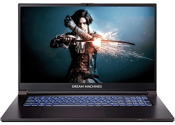 Ноутбук Dream Machines RG2050-17 17.3FHD IPS, Intel i5-12450H, 32GB, F1TB, NVD2050-4, DOS, чорний