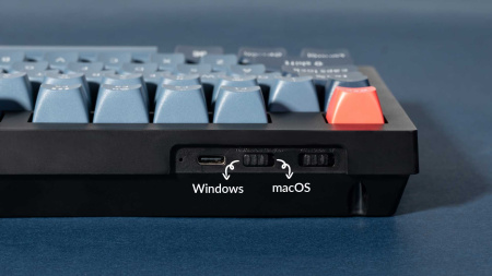 Keychron Клавіатура механічна V5 Max 100Key, Gateron Jupiter Brown, Knob, WL/BT/USB-A, Hot-Swap, QMK, EN/UKR, RGB, чорний - фото 9