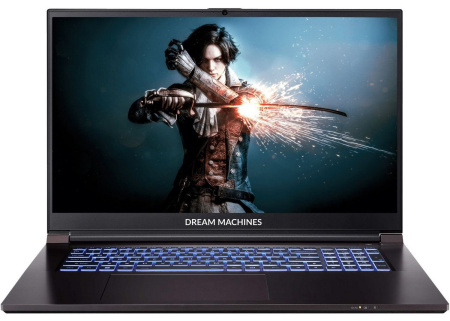 Ноутбук Dream Machines RG2050-17 17.3FHD IPS, Intel i5-12450H, 32GB, F1TB, NVD2050-4, DOS, чорний - фото 1