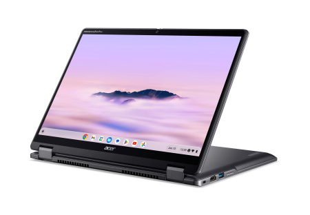 Acer Ноутбук Chromebook Plus Spin 514 CP514-4HN 14" WUXGA IPS Touch, Intel 5-120U, 8GB, F256GB, UMA, ChromeOS, сірий - фото 9