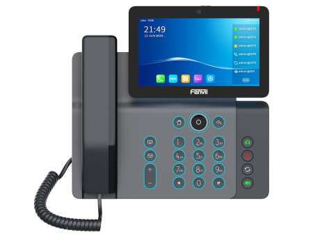 Fanvil Телефон IP V67 2xGE LAN, 1xUSB-A, BT, WiFi, SIP, VPN, PoE, 7" кольоровий екран, вбудована камера, Android - фото 2