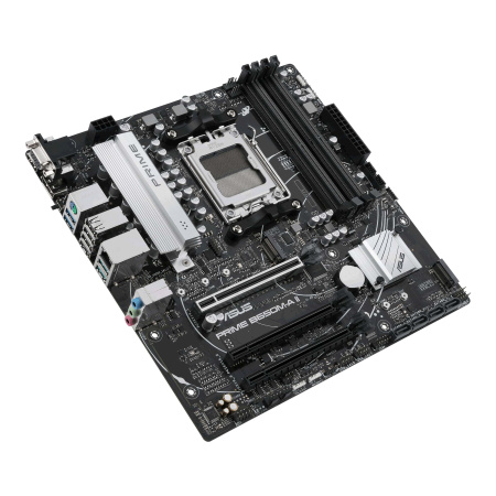 Материнcька плата ASUS PRIME B650M-A II-CSM sAM5 B650 4xDDR5 M.2 D-Sub HDMI DP mATX - фото 3