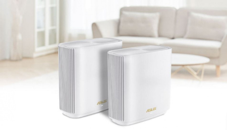 ASUS Маршрутизатор ZenWiFi XT9 2PK AX7800 3xGE LAN 1x2.5GE WAN 1xUSB 3.2 MU-MIMO OFDMA MESH white - фото 2