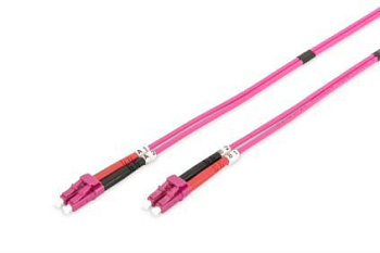 Digitus LC/UPC-LC/UPC,50/125 OM4,duplex[Патч-корд волоконно-оптичний LC/UPC-LC/UPC, 50/125, MM, OM4, duplex, 1м]