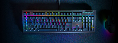 Клавіатура механічна Razer BlackWidow V4 X 110key, Green Switch, USB-A, EN/RU, RGB, чорний - фото 8