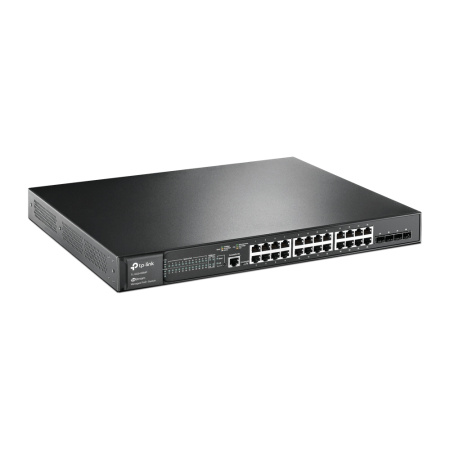 TP-Link Комутатор SG3428MP 24xGE (24 PoE), 4xSFP, 384Вт Керований L2 - фото 3