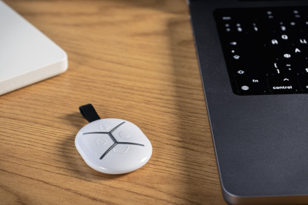 Брелок U-Prox Keyfob B4 White, 4 кнопки, бездротовий, білий - фото 4