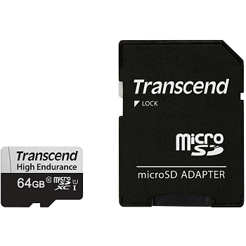 Карта пам'яті Transcend microSD 64GB C10 UHS-I U1 High Endurance (85TB) Карта пам'яті Transcend microSD 64GB C10 UHS-I U1 High Endurance (85TB)