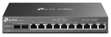 TP-Link Мультисервісний маршрутизатор ER7212PC 8xGE LAN (8xPoE), 1xGE WAN, 1xGE WAN/LAN, 2xGE SFP WAN/LAN, 110Вт - фото 1