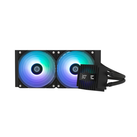 Система рідинного оxолодження  Zalman Alpha 2 A24 ARGB, LGA1851, 1700, 1200, 115x, AM5, AM4, TDP 320W, чорний - фото 3