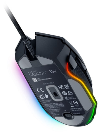 Razer Миша Basilisk V3 35K, RGB, USB-A, чорний - фото 7