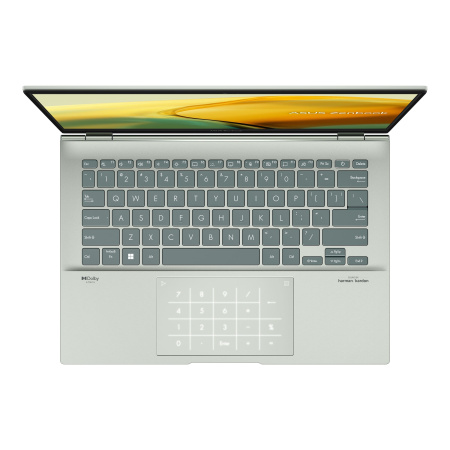 ASUS Ноутбук Zenbook 14 UX3402VA-KP783 14" WQXGA IPS, Intel i7-13700H, 16GB, F512GB, UMA, NoOS, Сріблястий - фото 6
