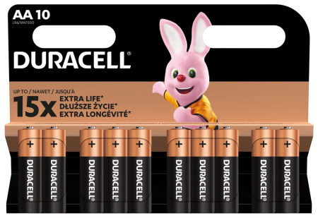 Батарейка Duracell LR06 MN1500 уп. 1x10 шт. - фото 2