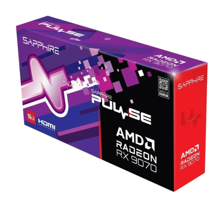 Відеокарта SAPPHIRE Radeon RX 9070 16GB GDDR6 PULSE GAMING OC - фото 6