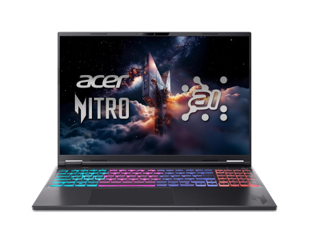 Ноутбук Acer Nitro 16S AN16S-61 16" WQXGA IPS, AMD R9-365, 32GB, F2TB, NVD5070-8, Lin, чорний - фото 1