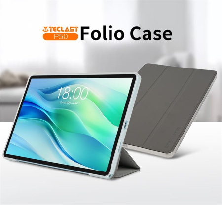 Чохол Teclast для P50 (2024), 11", Flex, сірий - фото 3