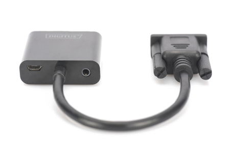 Digitus Адаптер VGA > HDMI (M/F), Full HD - фото 2